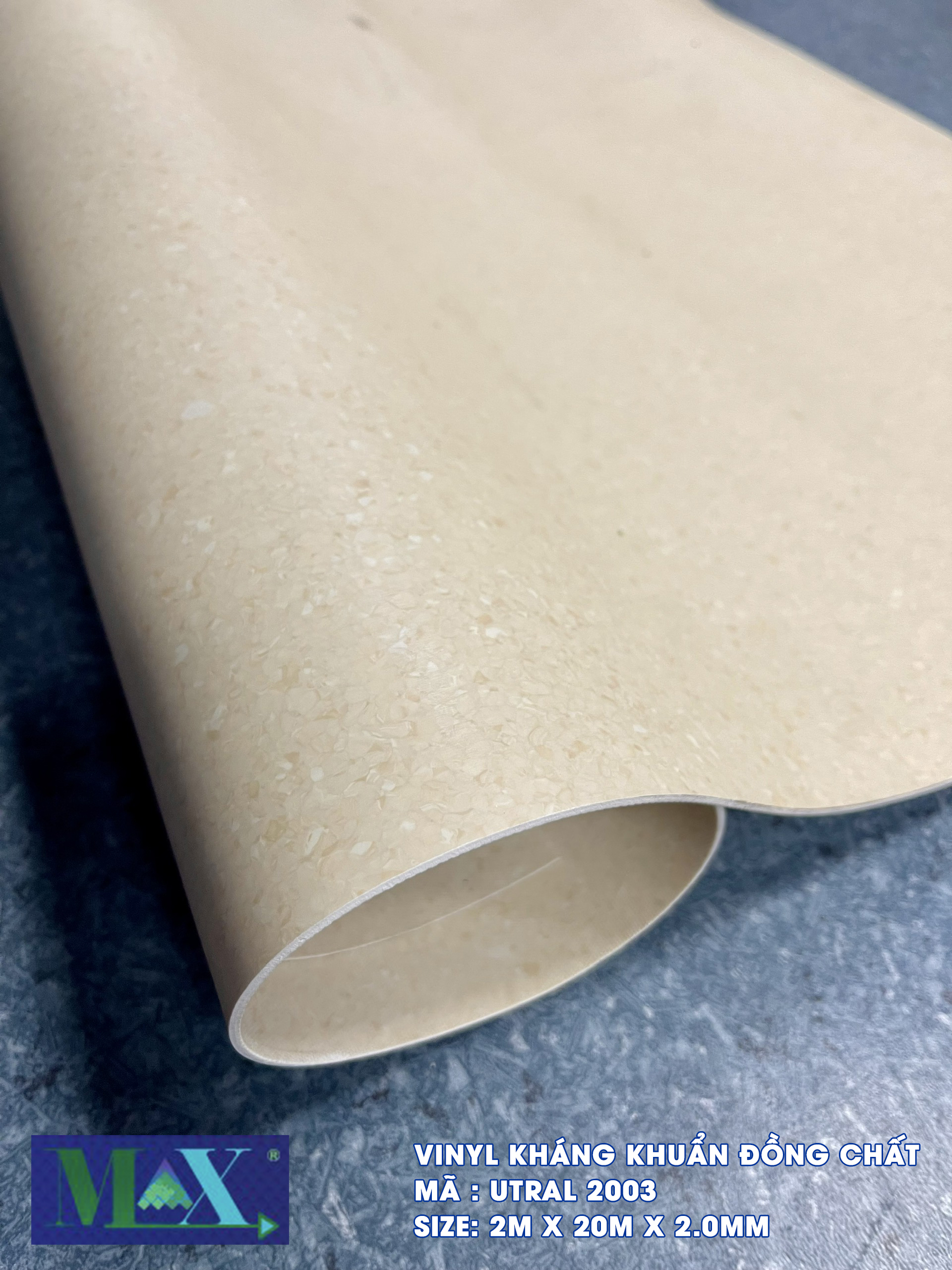 Thảm Vinyl kháng khuẩn đồng chất Utral 2.0mm365